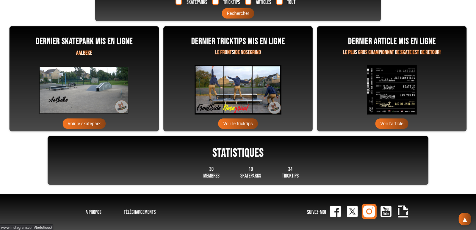 Befulious accueil footer