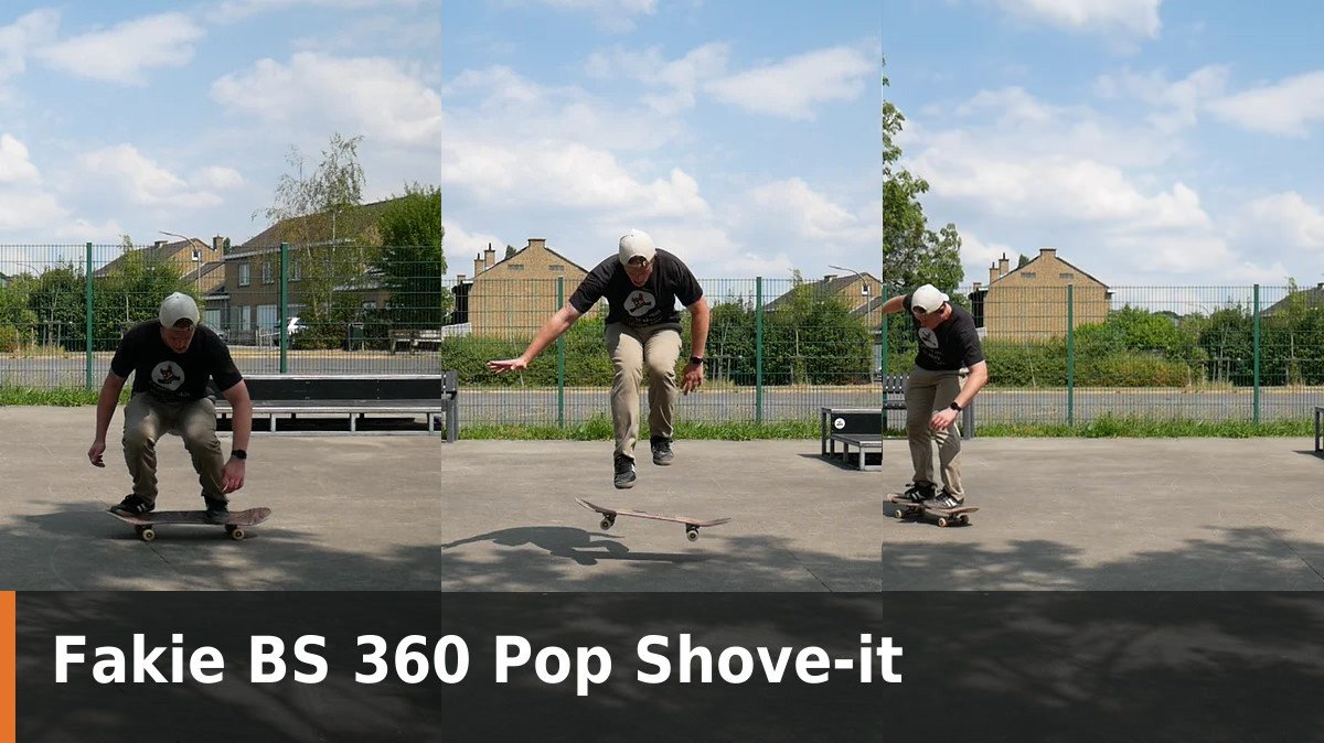 Fakie BS 360 Pop Shove-it