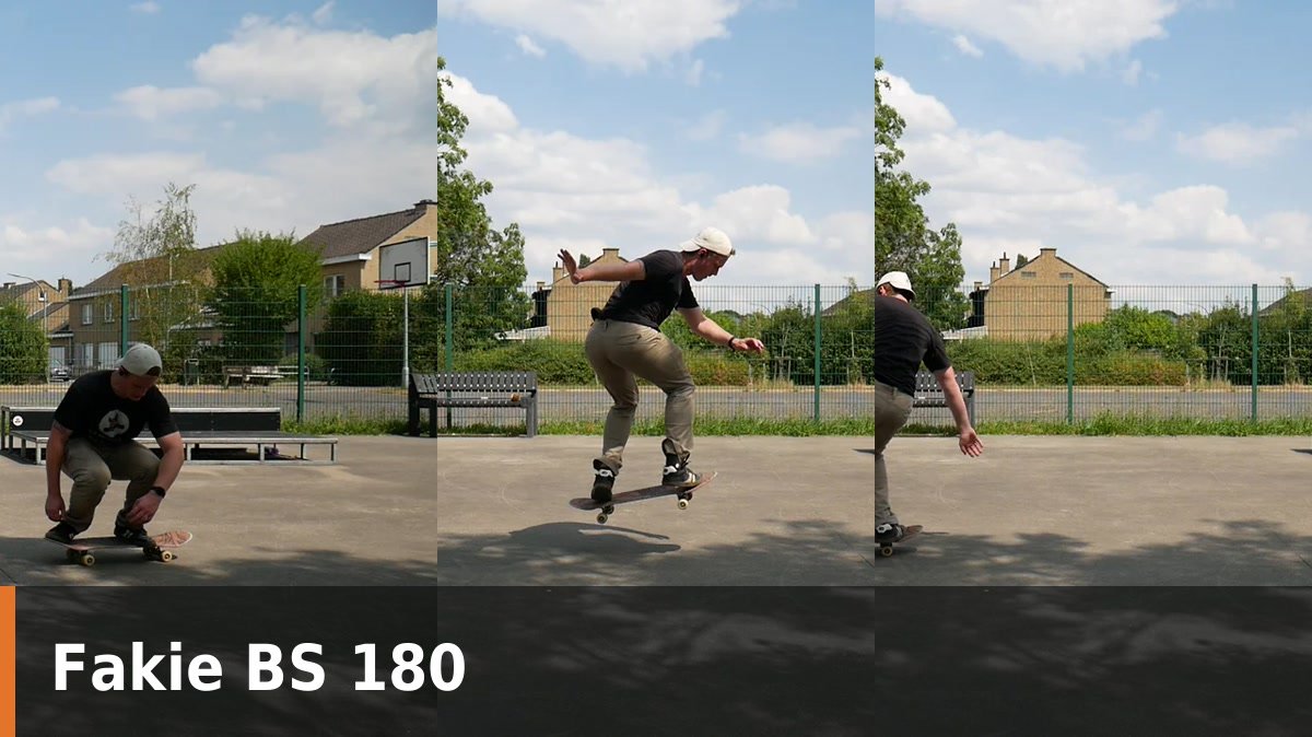Fakie BS 180